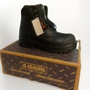 JB Goodhue Dash 2 Sturdy Work Boots Enforced Toe Safety Grunge Heavy Black